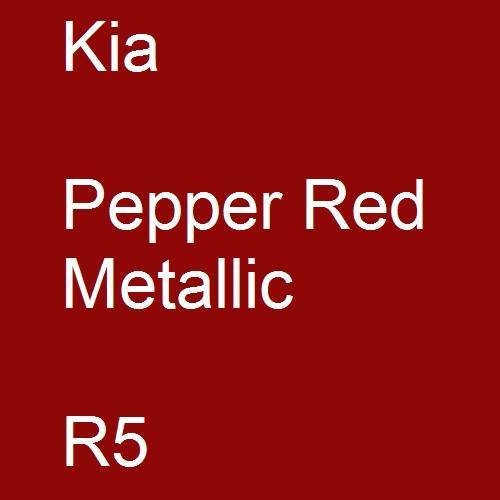 Kia, Pepper Red Metallic, R5.